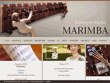 Tablet Screenshot of marimbasolo.com